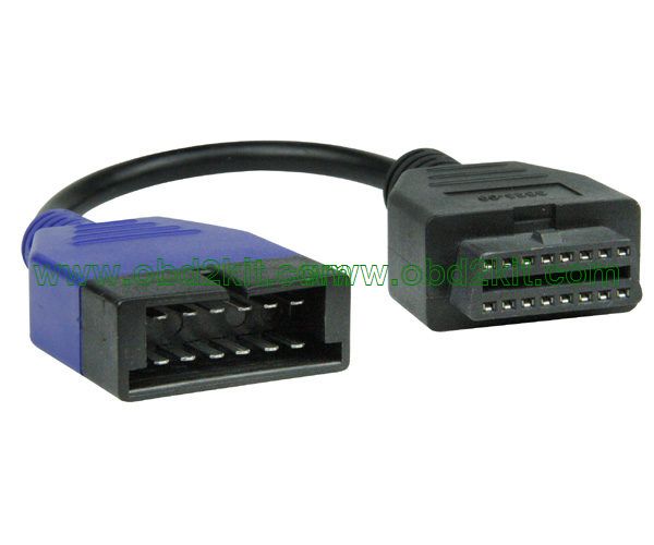 OBD2 Female to GM-12Pin Male Cable