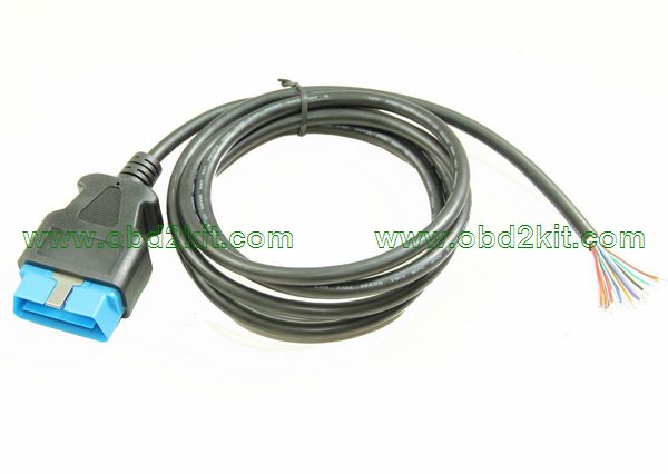 OBD2 extension cable Male to Open end 24V