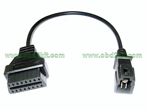 OBD2 Female to Mini Car 3Pin Male Cable