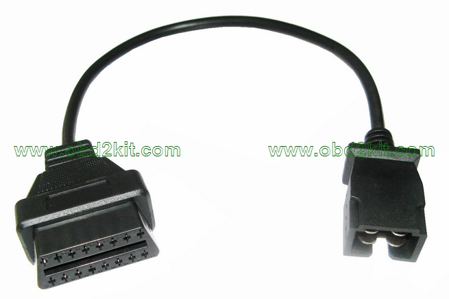 OBD2 Female to MiniCar-3Pin Male Cable