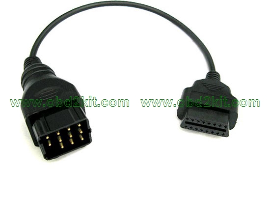 OBD2 Female to Renault-12Pin Male Cable