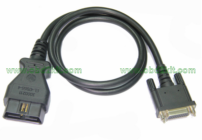 OBD2 24V Male to HDB26 Female cable fit MDI