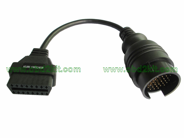 OBD2 Female to Benz 38Pin Male Cable