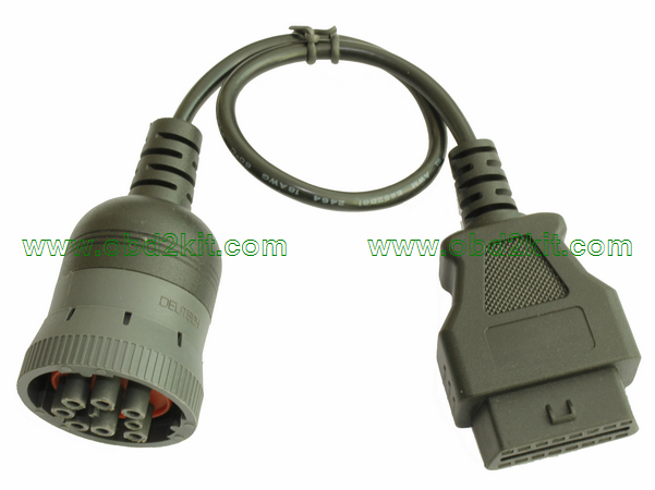 OBD2 Female to SAE J1939 Deutsch-9Pin cable