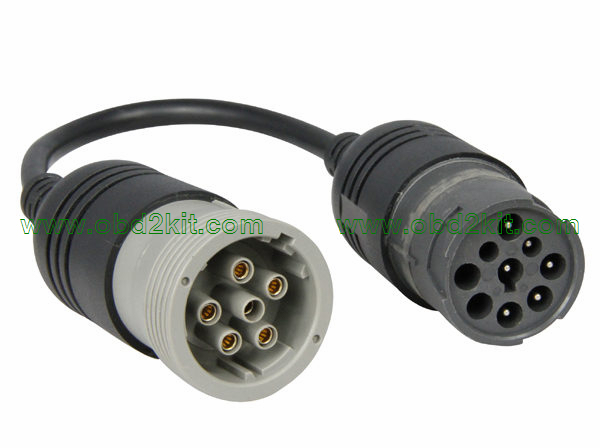 Deutsch-6Pin Female to Deutsch-9Pin Male cable