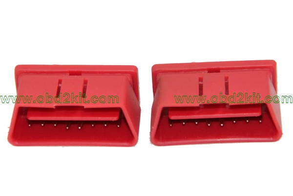 OBD2 J1962 Male Connector , 12V with Red