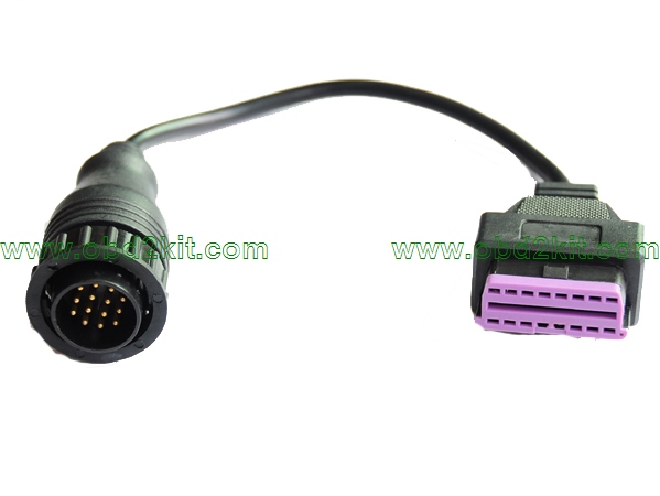 OBD2 Female to Benz 14Pin Male Cable