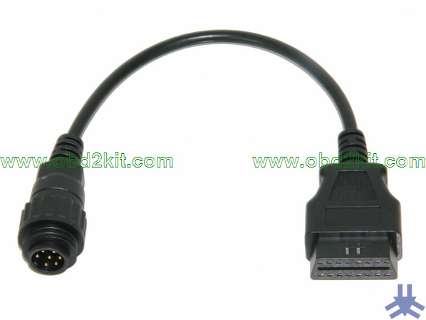 OBD2 Female to Knorr,Wabco Trailer-7Pin Cable