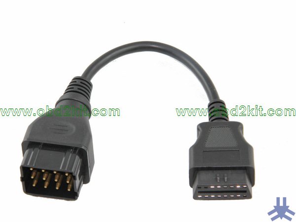 OBD2 Female to Renault-12Pin Cable
