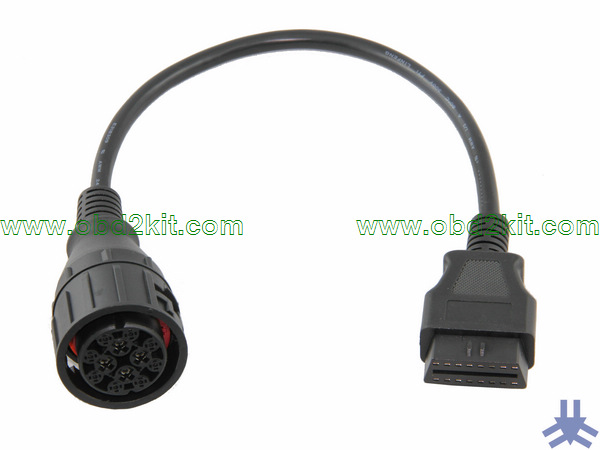 OBD2 Female to MAN-12Pin Cable