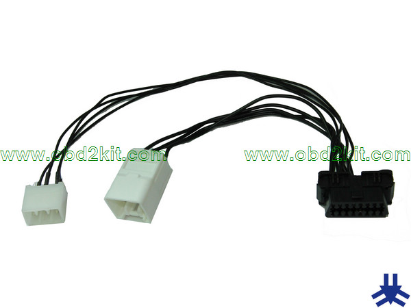 OBD2 Female to HINO-5Pin+12Pin Cable