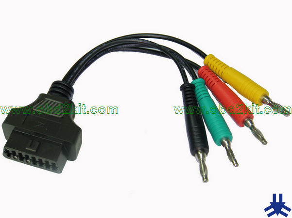 OBD2 Female to Bananan * 4 Cable