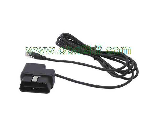 OBD2 Male Right Angle to RJ45 Cable