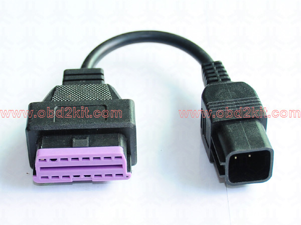 OBD2 Female to 4P Male Cable