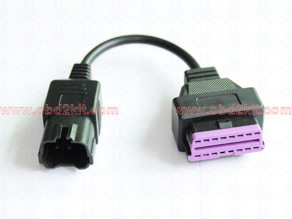 OBD2 Female to 6P Male Cable