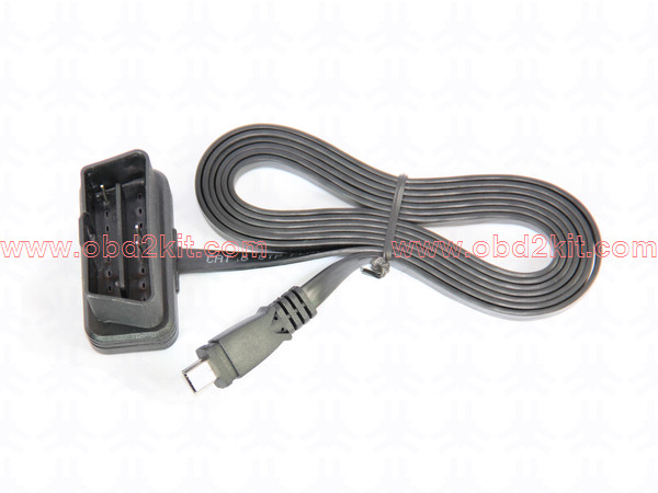 Ultrathin OBD2 Male to MINI USB Cable