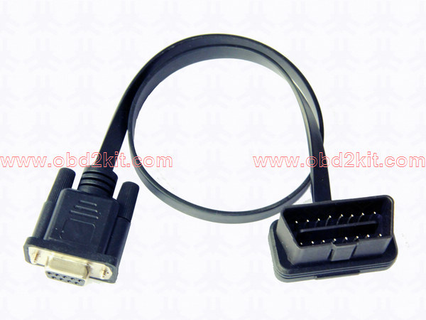Ultrathin OBD2 Male to DB9 Female Cable