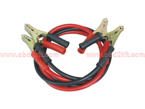 Booster cable with double clamp