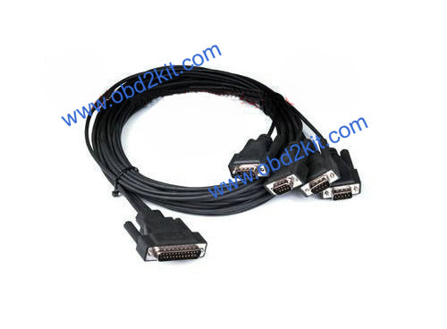 HDB26 Male to DB9Male * 4 Cable